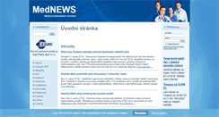 Desktop Screenshot of mednews.cz