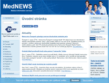 Tablet Screenshot of mednews.cz